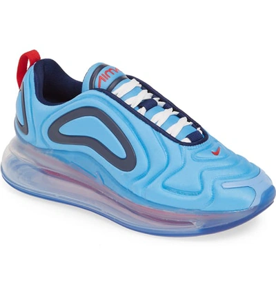 Shop Nike Air Max 720 Sneaker In Blue/ Red/ Silver/ Summit