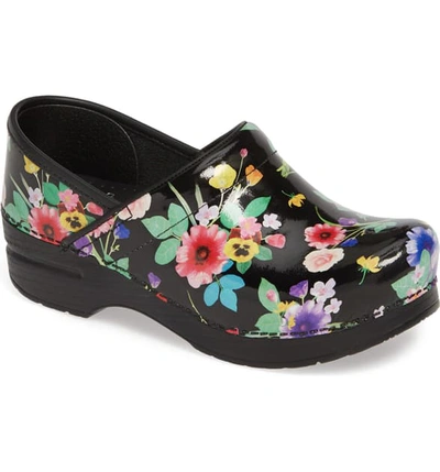 Shop Dansko 'professional' Clog In Garden Patent Leather