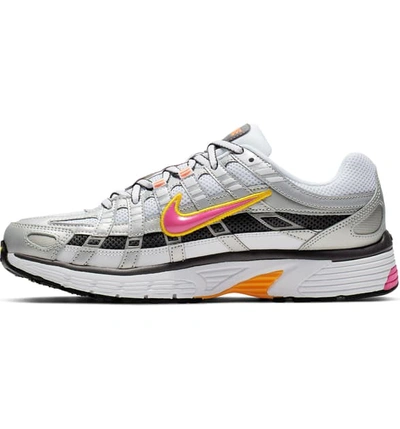 Shop Nike P-6000 Sneaker In White/ Fuchsia/ Platinum