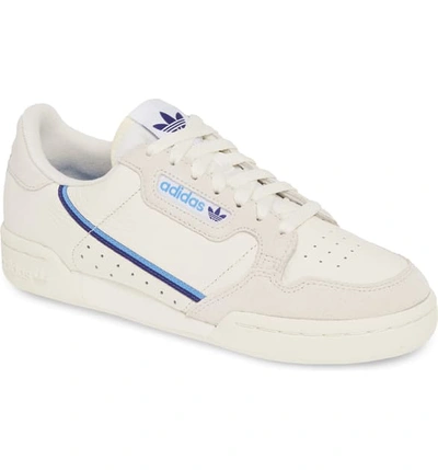 Adidas Originals Continental 80 Grosgrain-trimmed Textured-leather And Suede  Sneakers In White | ModeSens