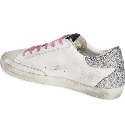 Shop Golden Goose Superstar Sneaker In White/ Blue