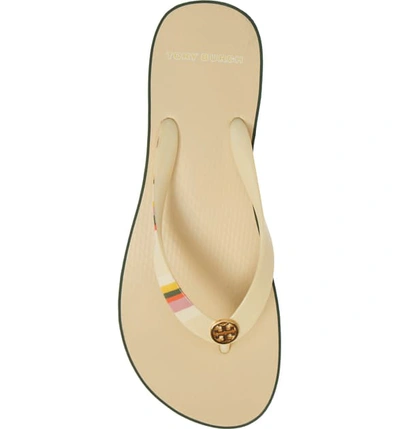 Shop Tory Burch Wedge Flip Flop In Canyon Stripe