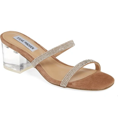 Shop Steve Madden Issy Slide Sandal In Rhinestone