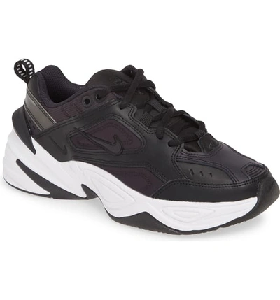Shop Nike M2k Tekno Sneaker In Black/ Oil Grey/ White