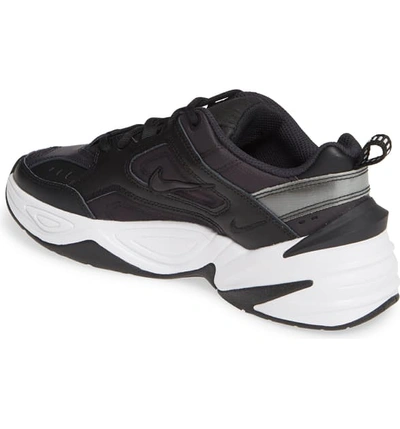 Shop Nike M2k Tekno Sneaker In Black/ Oil Grey/ White