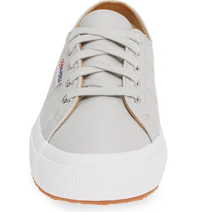 Shop Superga 2750 Nappaleaw Sneaker In Dove Grey
