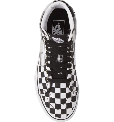 Shop Vans Sk8-hi Platform Sneaker In Black/ Black/ White
