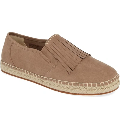 Shop Ariat Joy Kiltie Slip-on Sneaker In Taupe Suede