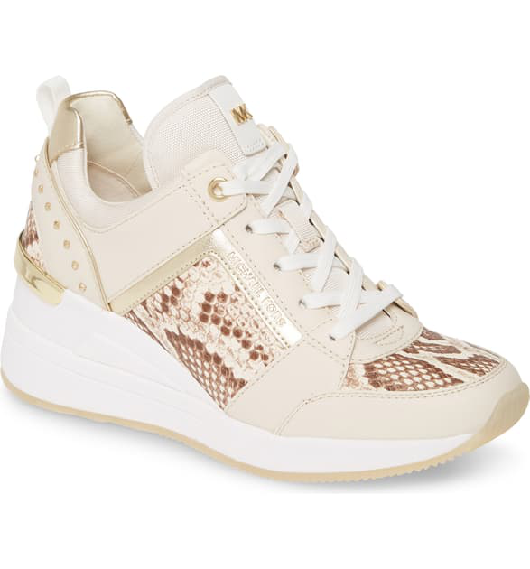 georgie wedge sneaker michael michael kors