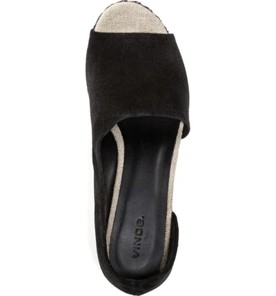 Shop Vince Sonora Espadrille Wedge In Black