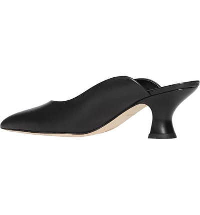 Shop Burberry Holme Pointy Toe Mule In Black