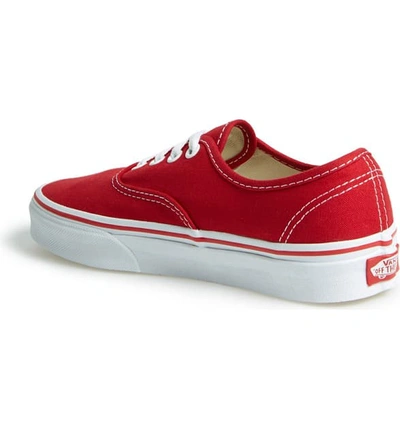 Shop Vans 'authentic' Sneaker In Red