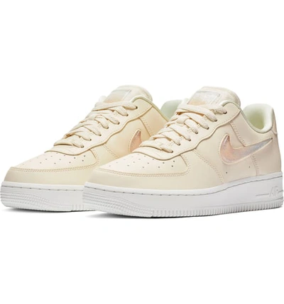 Shop Nike Air Force 1 '07 Se Premium Sneaker In Pale Ivory/ White/ Guava
