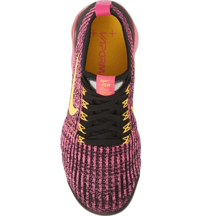 Shop Nike Air Vapormax Flyknit 3 Sneaker In Laser Fuchsia/ Orange/ Black