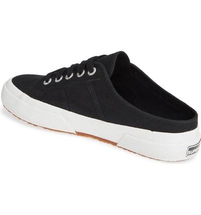 Shop Superga 2551 Cotu Mule Sneaker In Black