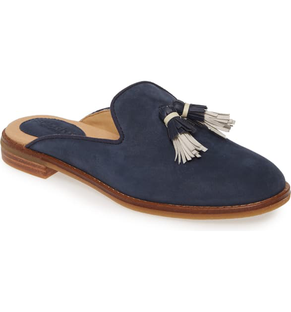 sperry seaport levy tassel mule
