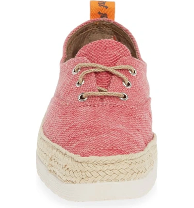 Shop Toni Pons Bego Espadrille Sneaker In Red Canvas