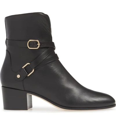 Shop Jimmy Choo Harker Block Heel Bootie In Black