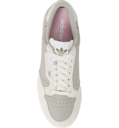 Shop Adidas Originals Continental 80 Sneaker In Sesame/ Raw White/ Off White