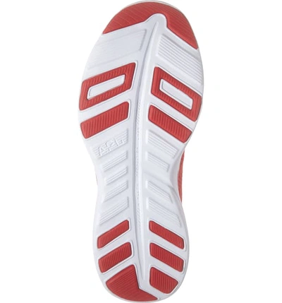 Shop Apl Athletic Propulsion Labs Techloom Pro Knit Running Shoe In Red/ White