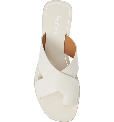 Shop Kensie Nola Slide Sandal In White