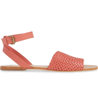 Shop The Great Caravan Ankle Strap Sandal In Pale Strawberry