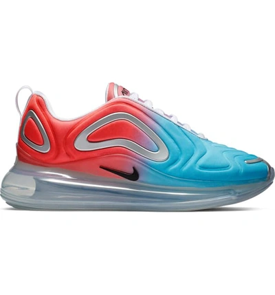 Shop Nike Air Max 720 Sneaker In Lava Glow/ Black/ Blue Fury