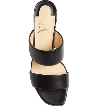 Shop Christian Louboutin Opticat Slide Sandal In Black