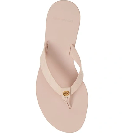 Shop Tory Burch Manon Flip Flop In Sea Shell Pink