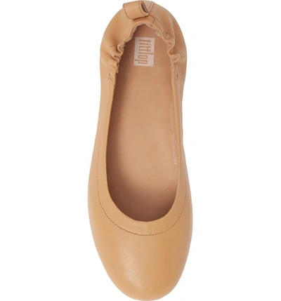 Shop Fitflop Allegro Ballet Flat In Blush