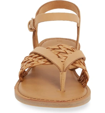 Shop Toms Lexie Sandal In Honey Braid Leather