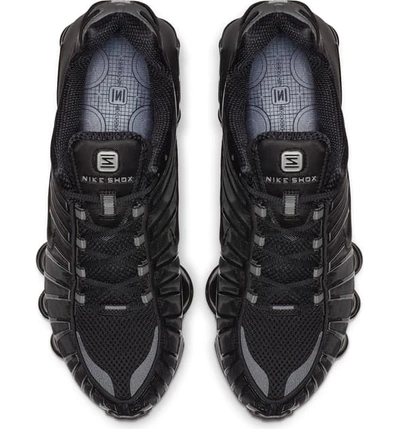 Shop Nike Shox Tl Sneaker In Black/ Black/ Black