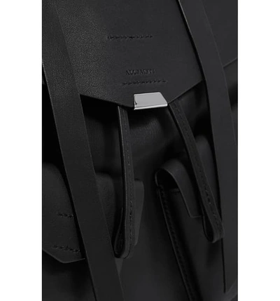 Shop Allsaints Captain Leather Backpack In Black