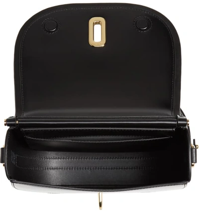 Shop Marc Jacobs Leather Saddle Bag In Black