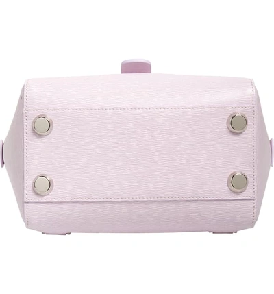 Shop Senreve Mini Maestra Leather Satchel In Wisteria