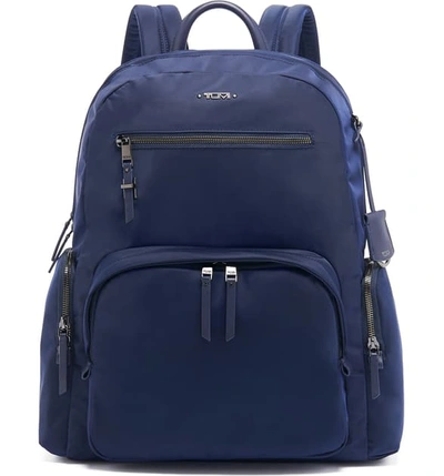 Shop Tumi Voyager Carson Nylon Backpack In Midnight