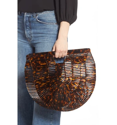 Shop Cult Gaia Extra Large Ark Handbag In Tortoise