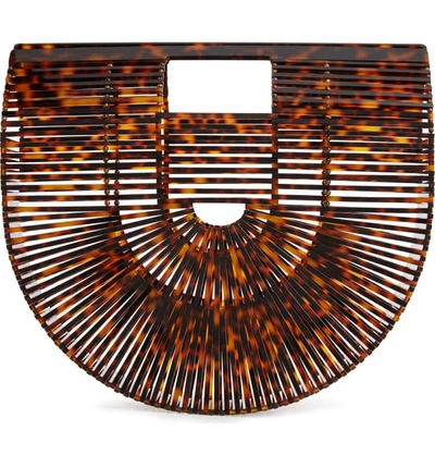 Shop Cult Gaia Extra Large Ark Handbag In Tortoise