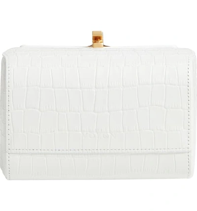 Shop The Volon Po Box Leather Box Bag In White