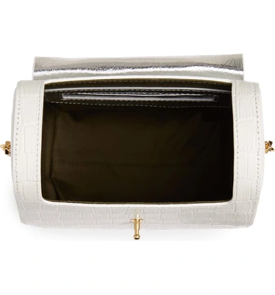 Shop The Volon Po Box Leather Box Bag In White