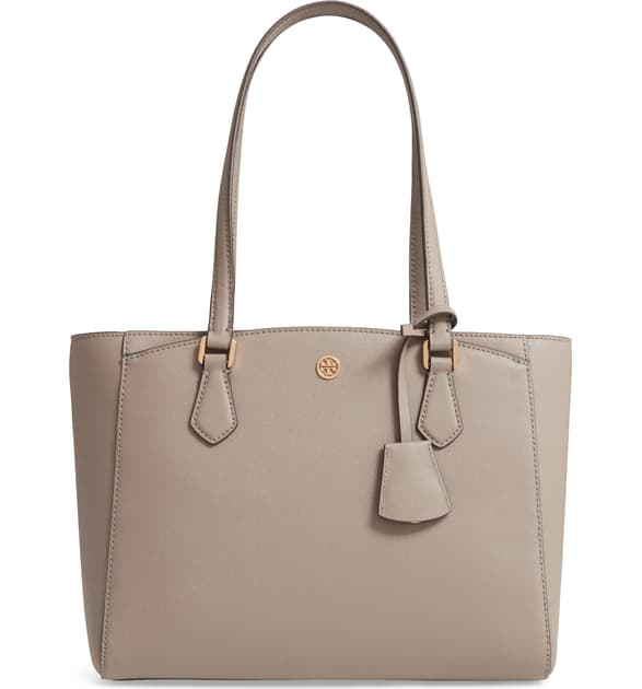 tory burch robinson leather tote