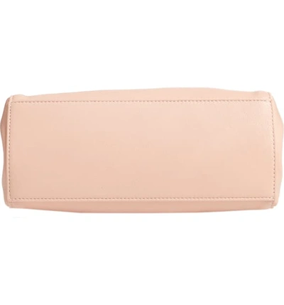 Shop Mansur Gavriel Mini Lambskin Leather Drawstring Bag - Pink In Rosa/ Blush