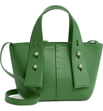 Shop Frame Les Second Mini Crossbody Bag In Field Green