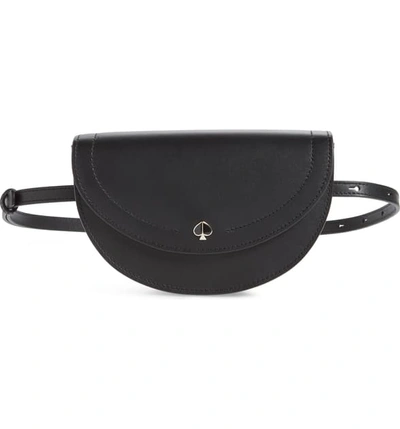 Shop Kate Spade Small Andi Leather Belt Bag In Black