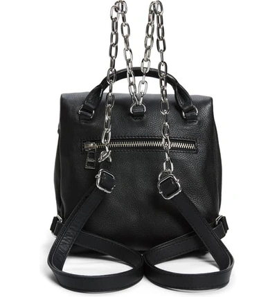 Shop Zadig & Voltaire Romi Grained Leather Backpack In Noir