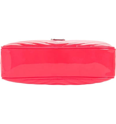 Shop Saint Laurent Lou Matelasse Leather Crossbody Bag In Neon Pink