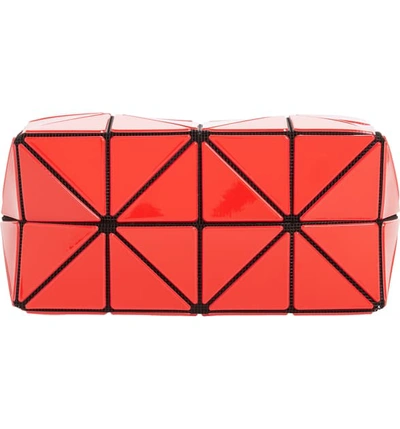 Shop Bao Bao Issey Miyake Lucent Gloss Pouch In Red