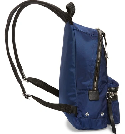 Shop Marc Jacobs The Medium Backpack In Night Blue