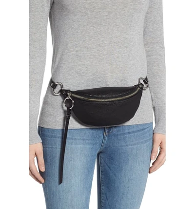 Shop Rebecca Minkoff Bree Mini Belt Bag In Black