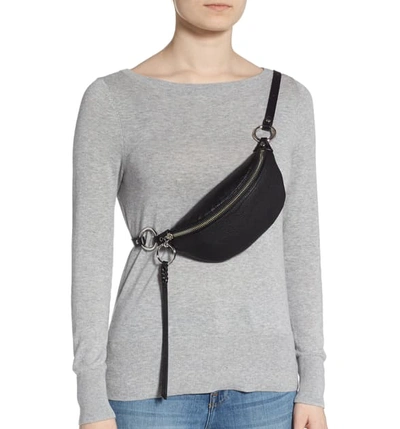 Shop Rebecca Minkoff Bree Mini Belt Bag In Black